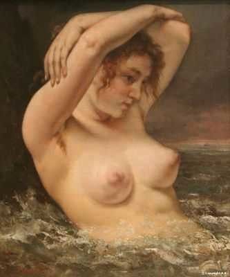 Gustave Courbet (La femme dans les vagues)