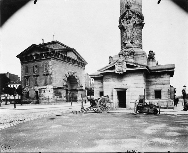 Eugène Atget, Ancienne Barrière (péage) du Trône, Paris