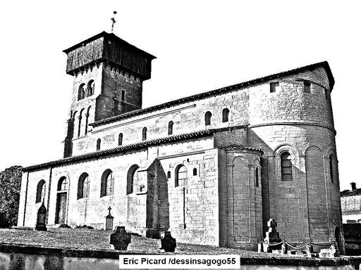 Dugny-sur-Meuse : L'église de la Nativité-de-la-Vierge