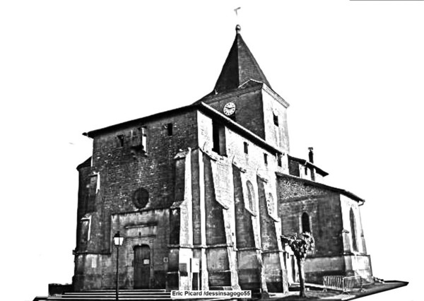 Tronville-en-Barrois : Eglise de l'Immaculée-Conception