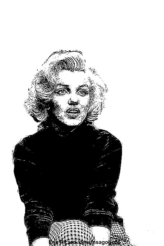 Marilyn Monroe : Un baiser