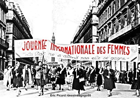 La journée internationale des femmes : En 1910