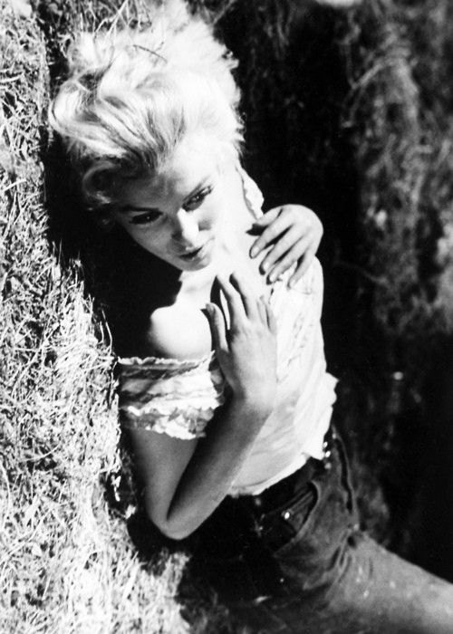 Marilyn Monroe photographiée sur Rivière sans retour 1953