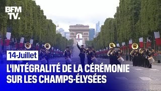 La cérémonie 14 juillet 2021 sur les Champs-Élysées