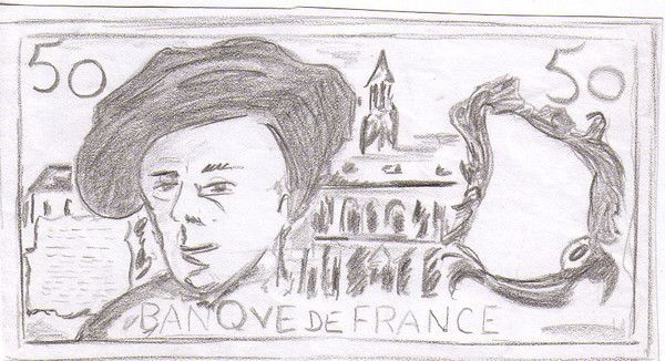 Billet de 50 francs Quentin de La Tour