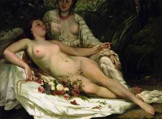 Gustave Courbet (Baigneuses dit aussi deux femmes nues)