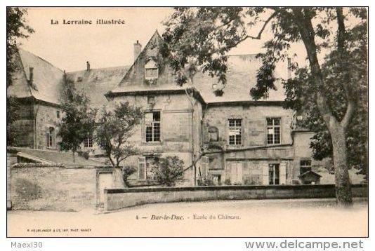 Carte postale de Bar-le-Duc Ecole du Château