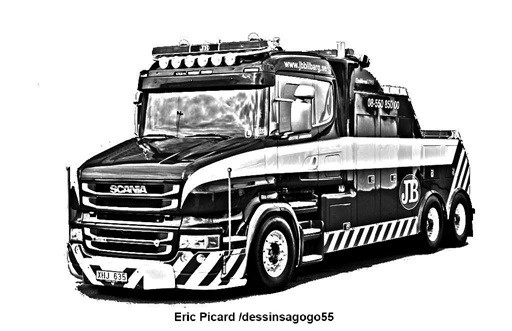 Scania T-580 V-8