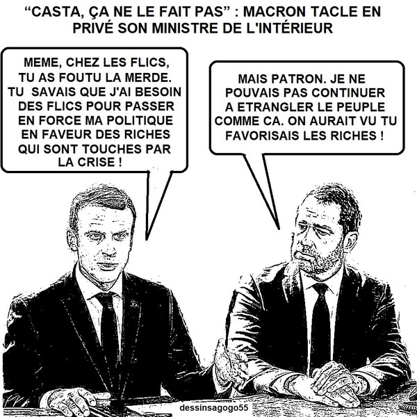 “Casta, ça ne le fait pas”: Macron tacle son ministre