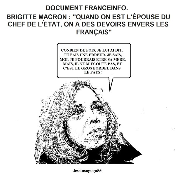 Brigitte Macron : "Quand on est l'épouse du chef de l'État,