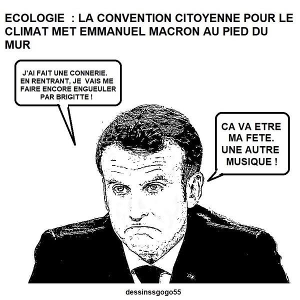 La Convention citoyenne pour le climat met Macron au pied...