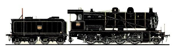Locomotive 140 C 268