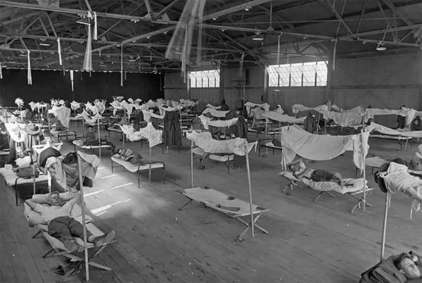 Grippe espagnole : Les premiers cas