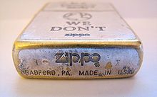 Zippo : Datation des Zippo