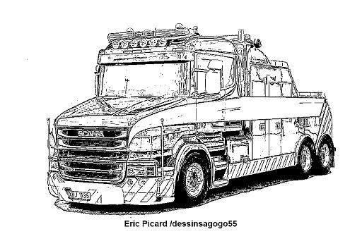 Scania T-580 V-8
