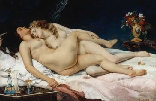 Gustave Courbet : Le sommeil