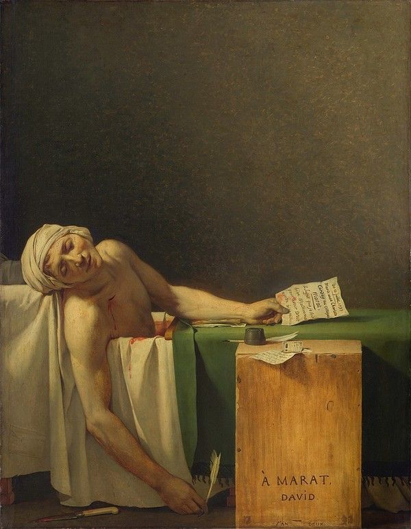 Jacques-Louis David : La Mort de Marat