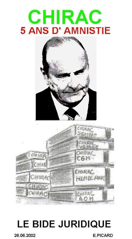 Jacques Chirac 5 ans d’amnistie