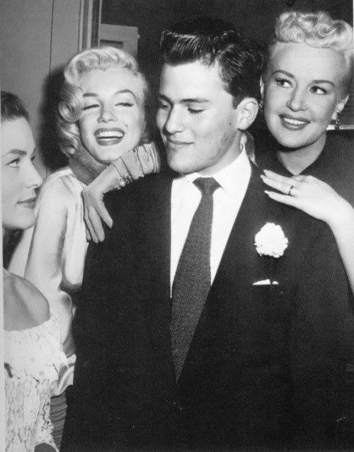 Marilyn, Lauren Bacall et Betty Grable 1953