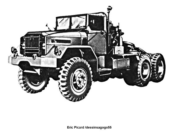 Camion M123 et M125 10 tonnes 6x6