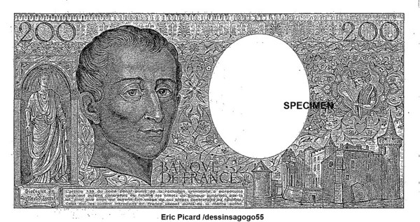 Billet de 200 francs Montesquieu