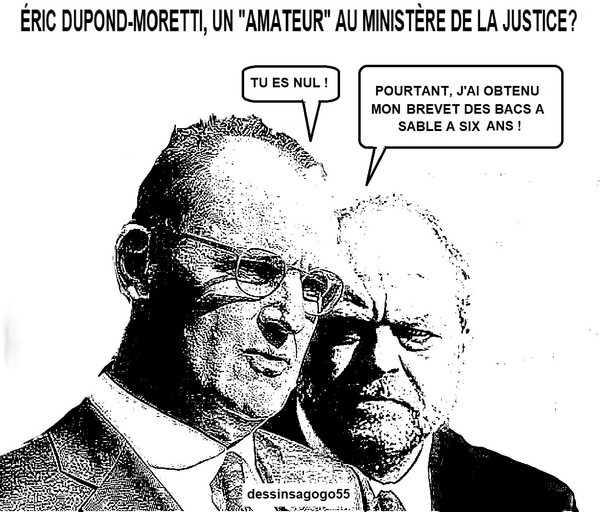 Éric Dupond-Moretti, un "amateur" au ministère