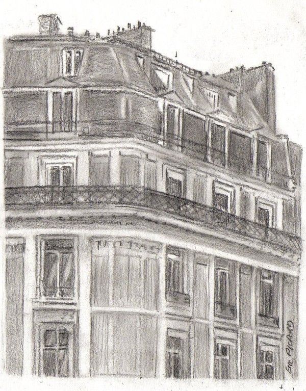 Immeuble à Paris : Dessin