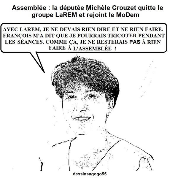 La députée Michèle Crouzet quitte le groupe LaREM