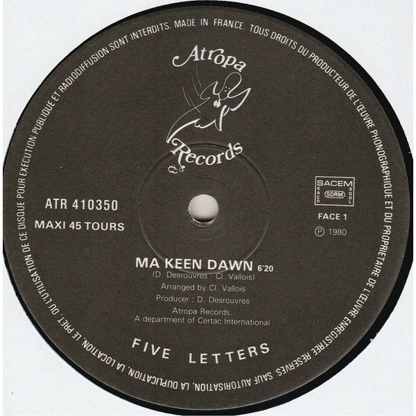 Five Letters : Ma keen dawn