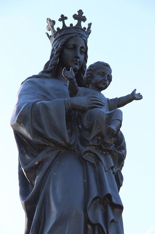 Nançois-sur-Ornain : La statue de Notre-Dame-de-Châtillon