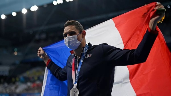 JO 2021 : Florent Manaudou médaillé d’argent sur 50m