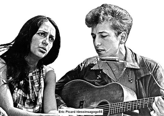 Joan Baez et Bob Dylan : histoire d'un amour
