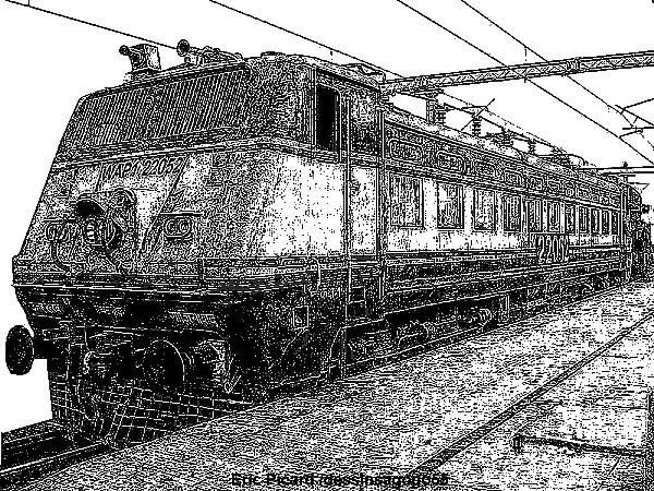 Locomotive indienne classe WAP-1