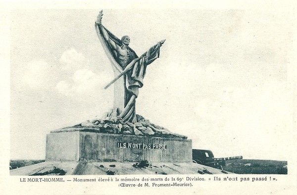 Cumières-le-Mort-Homme : Monument à la 69e Div d'infanterie