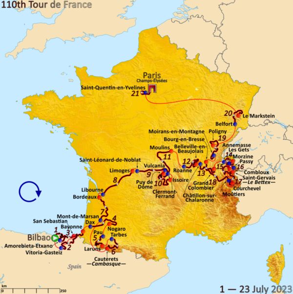 Tour de France 2023 : Grand départ au Pays basque