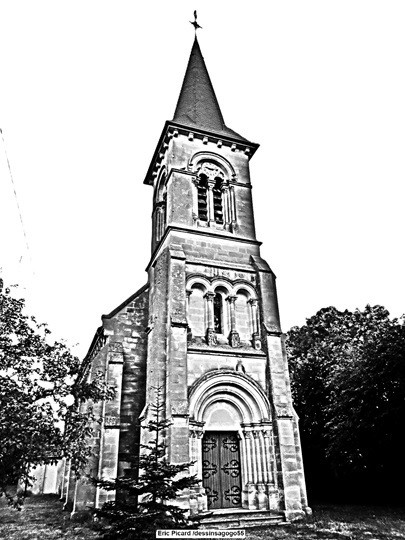 Marchéville-en-Woëvre : L'église Saint-Pierre