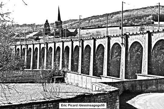 Thonne-les-Près : Le viaduc