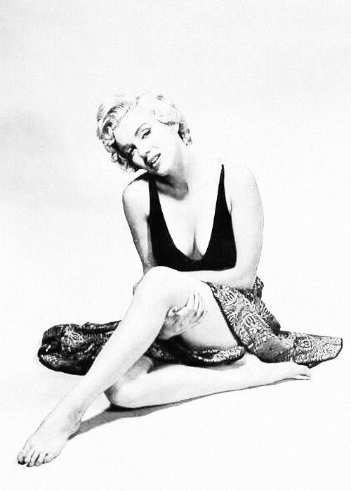Marilyn Monroe photographiée par Philippe Halsman 1954