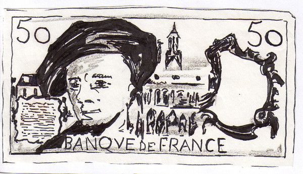 Billet de 50 francs Quentin de La Tour
