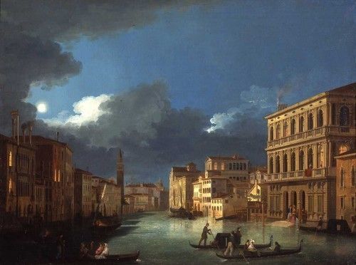 Giuseppe Bernardino Bison : Vue du Grand Canal...