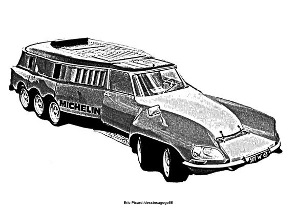 Citroën DS Mille-Pattes Michelin (1972)