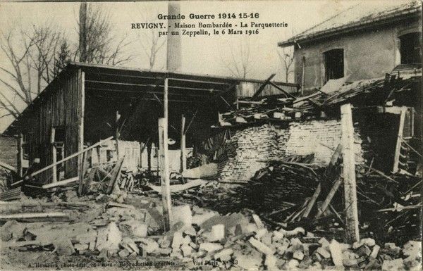 Revigny-sur-Ornain : Maison bombardee La parquetterie