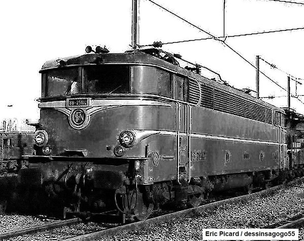 Locomotive BB 25100